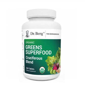 Organic Greens Superfood - Cruciferous Blend - 250 tablets｜Organic Greens Superfood - Cruciferous Blend - 250 Tablets 