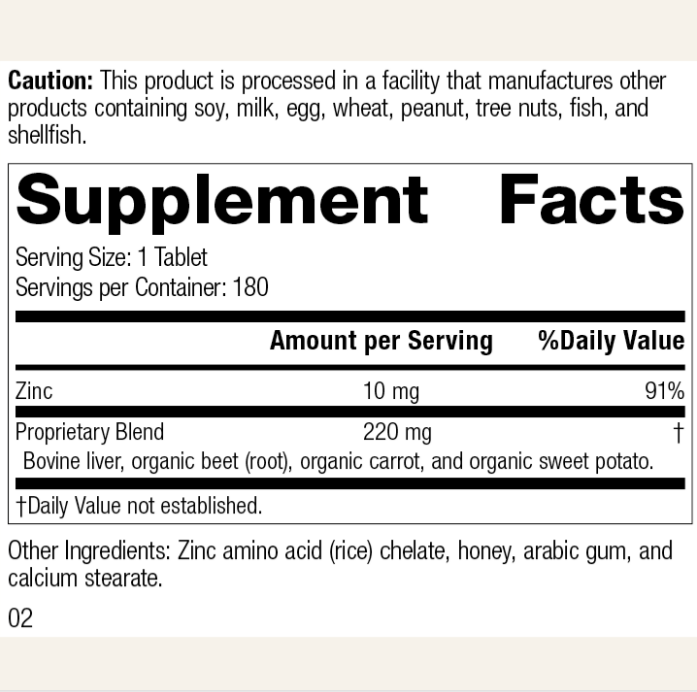 Zinc Chelate™, 180 Tablets锌螯合物™， 180 片